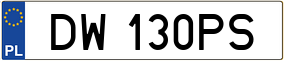 Truck License Plate